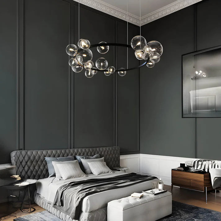 Il lampadario ad anello di Alyse