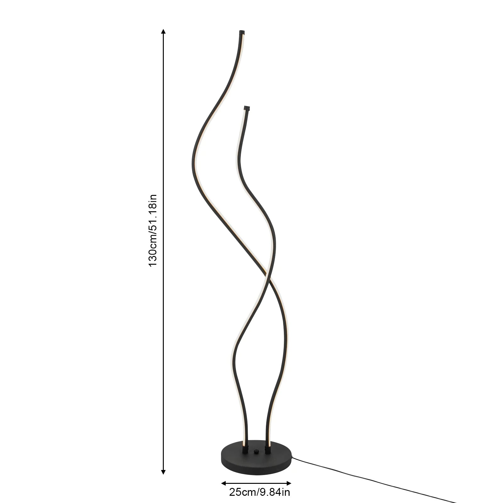 Lampada da terra in stile moderno