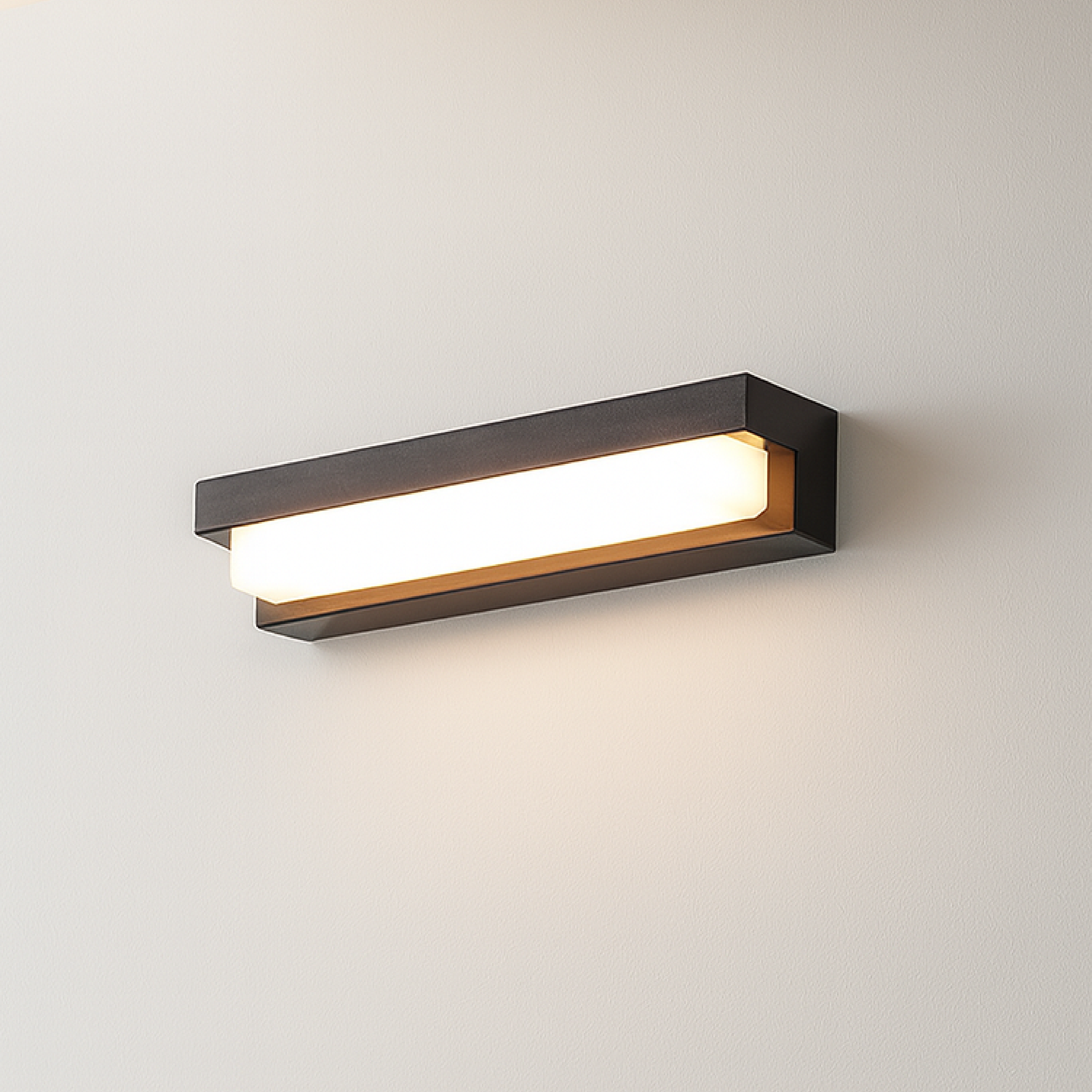 Lampada da parete per esterni a pannello solare