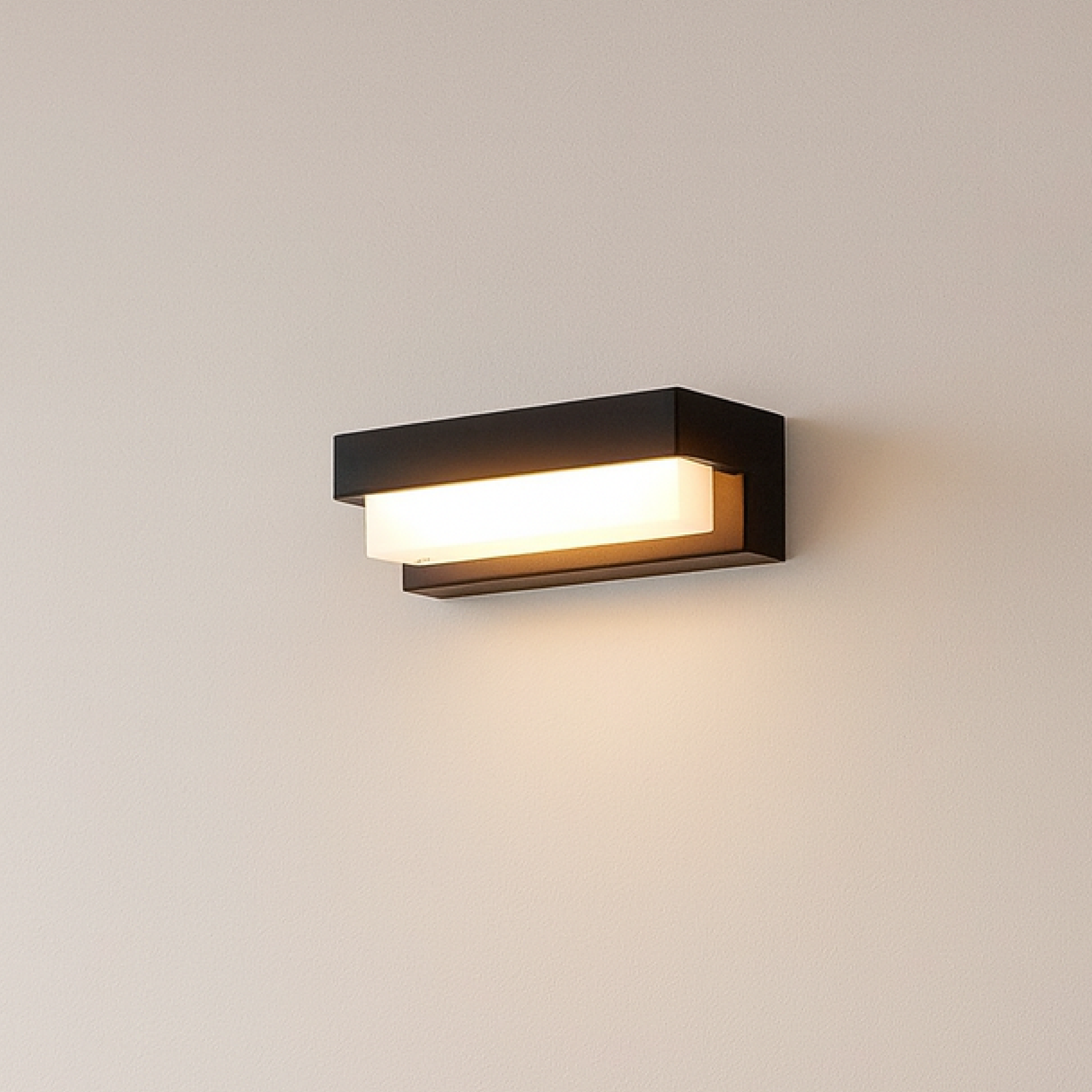 Lampada da parete per esterni a pannello solare