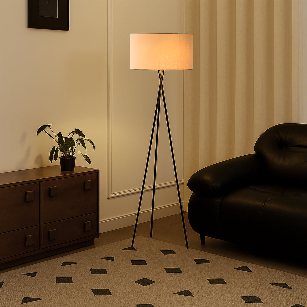 Lampada da terra in seta