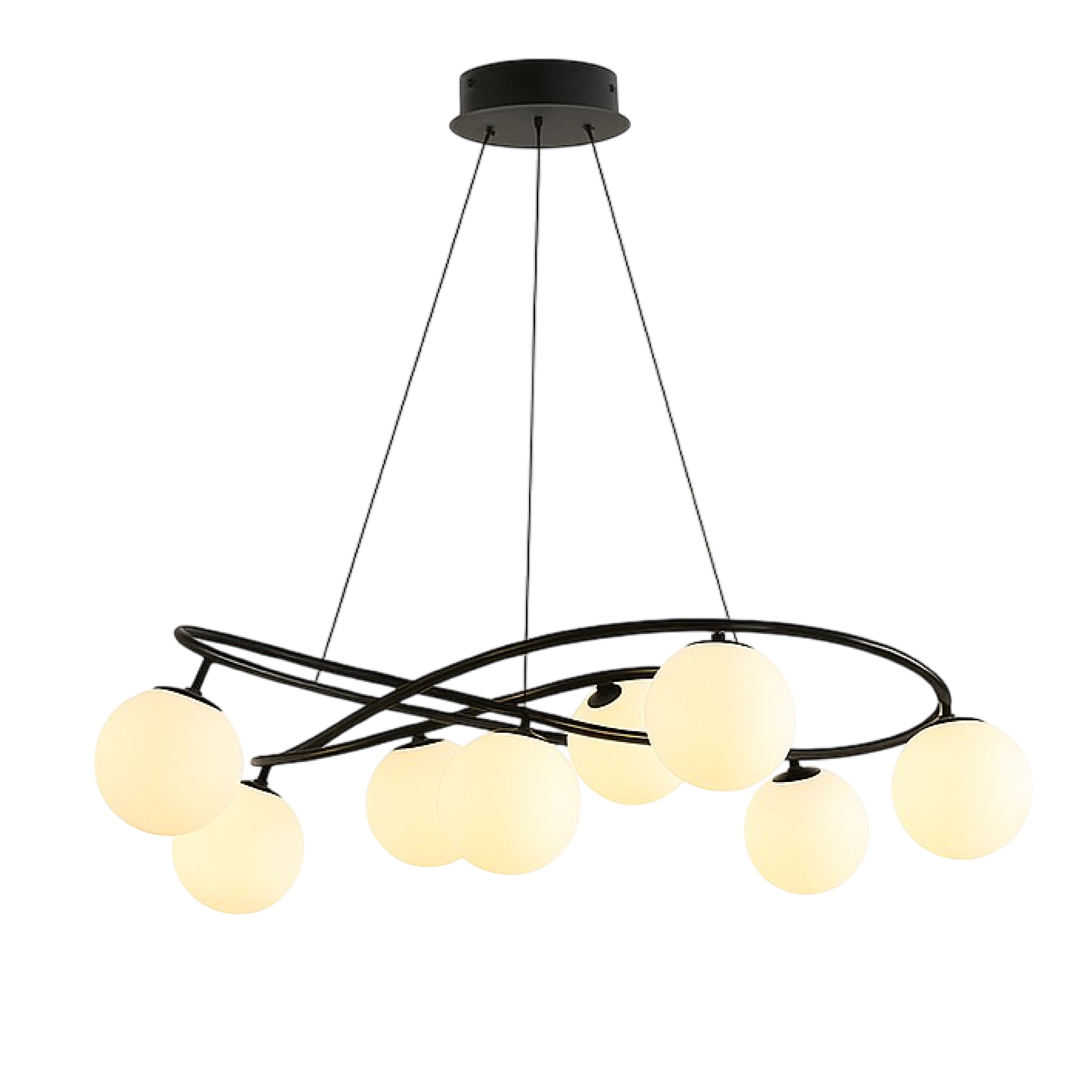 Lampadari neri retrò nordici