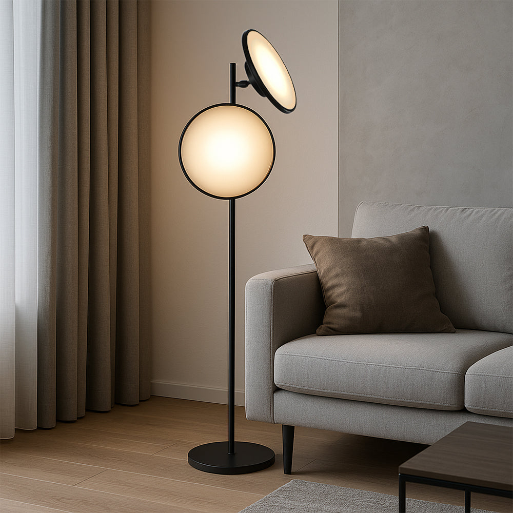 Lampada da terra moderna Glaru
