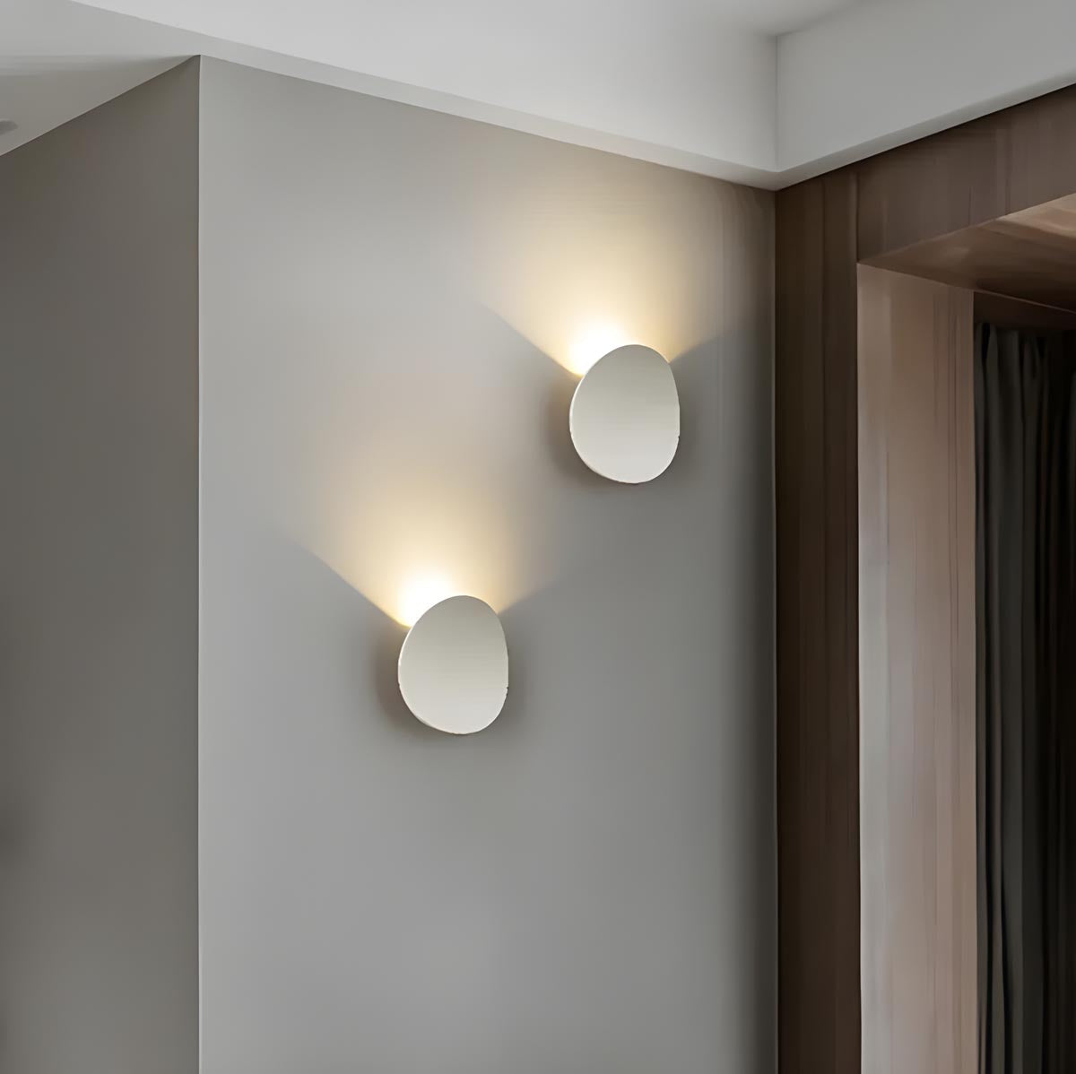 (confezione da 4) Lampada da parete crepuscolare
