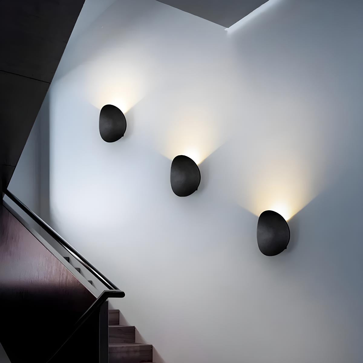 (confezione da 4) Lampada da parete crepuscolare