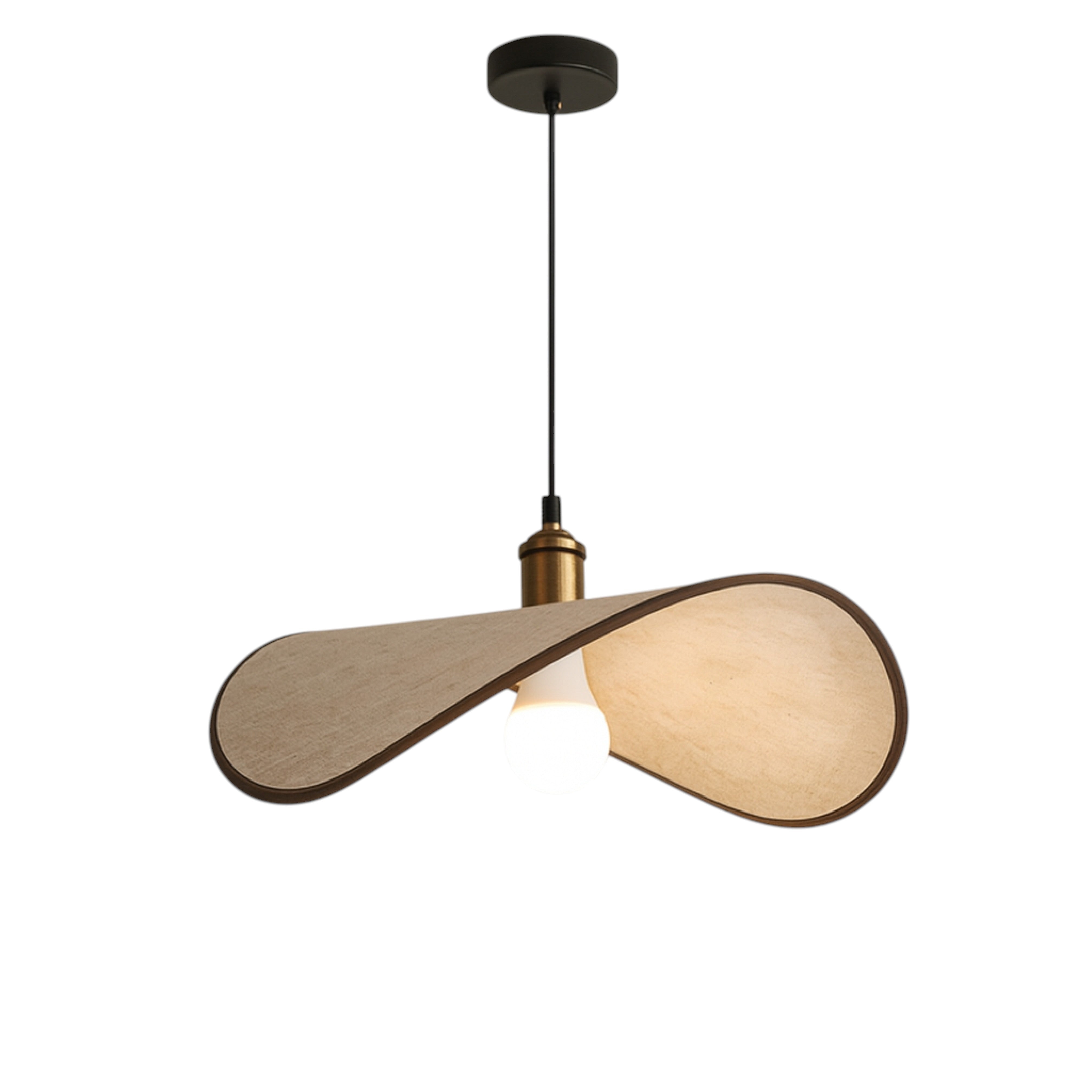 Lampada a sospensione con fiori Wabi Sabi