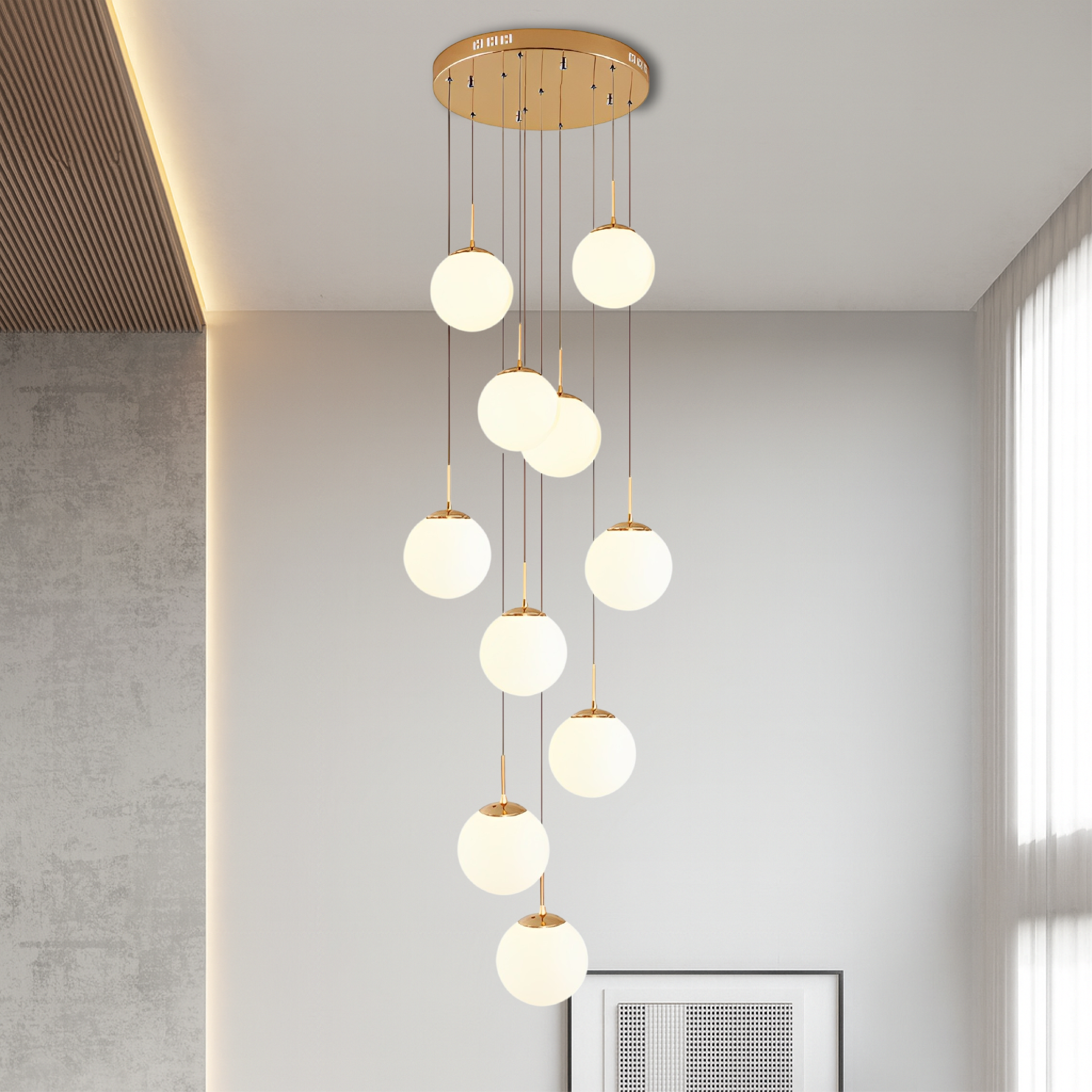 Lampadario Nova Nordic Staircase