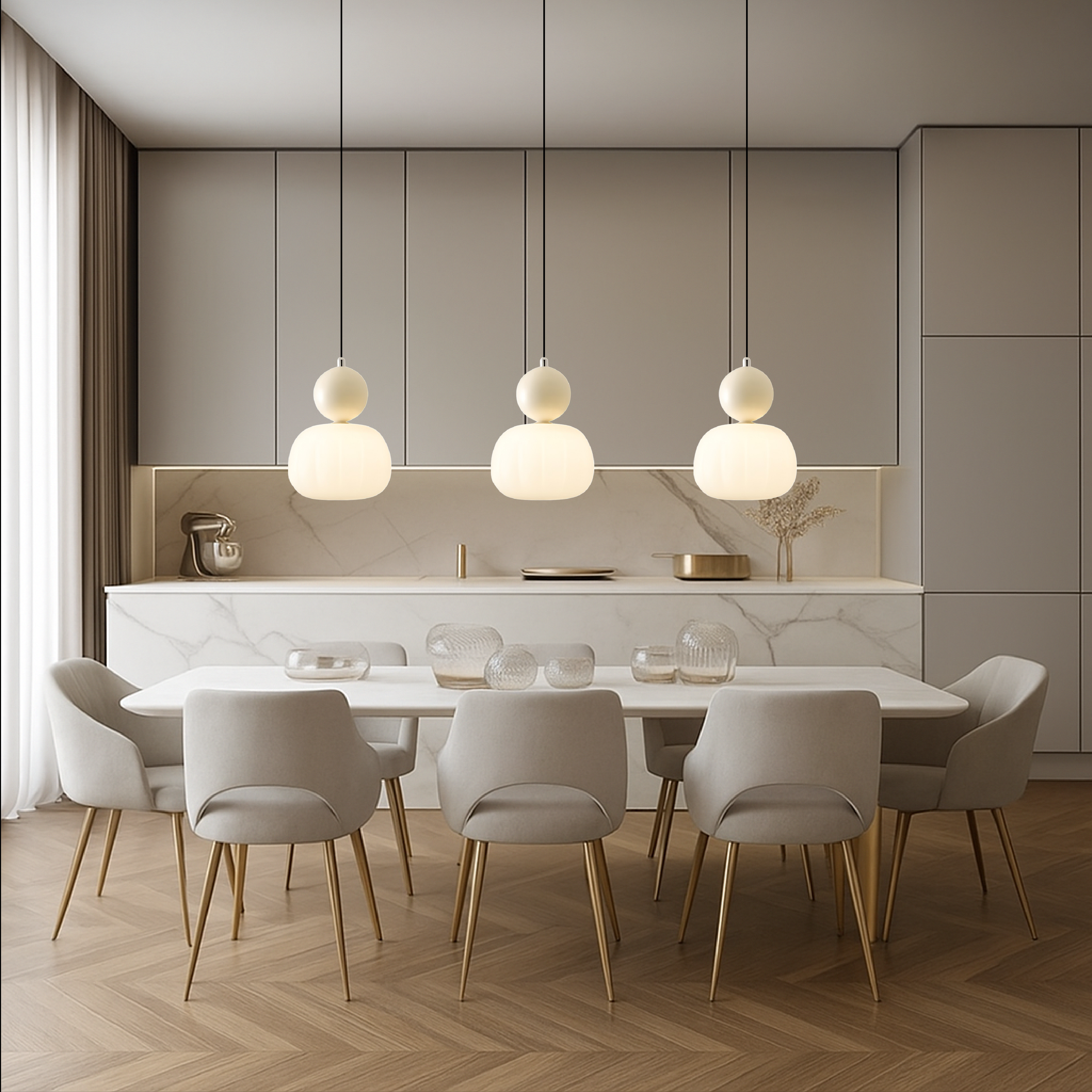 Lampada a sospensione Art Déco