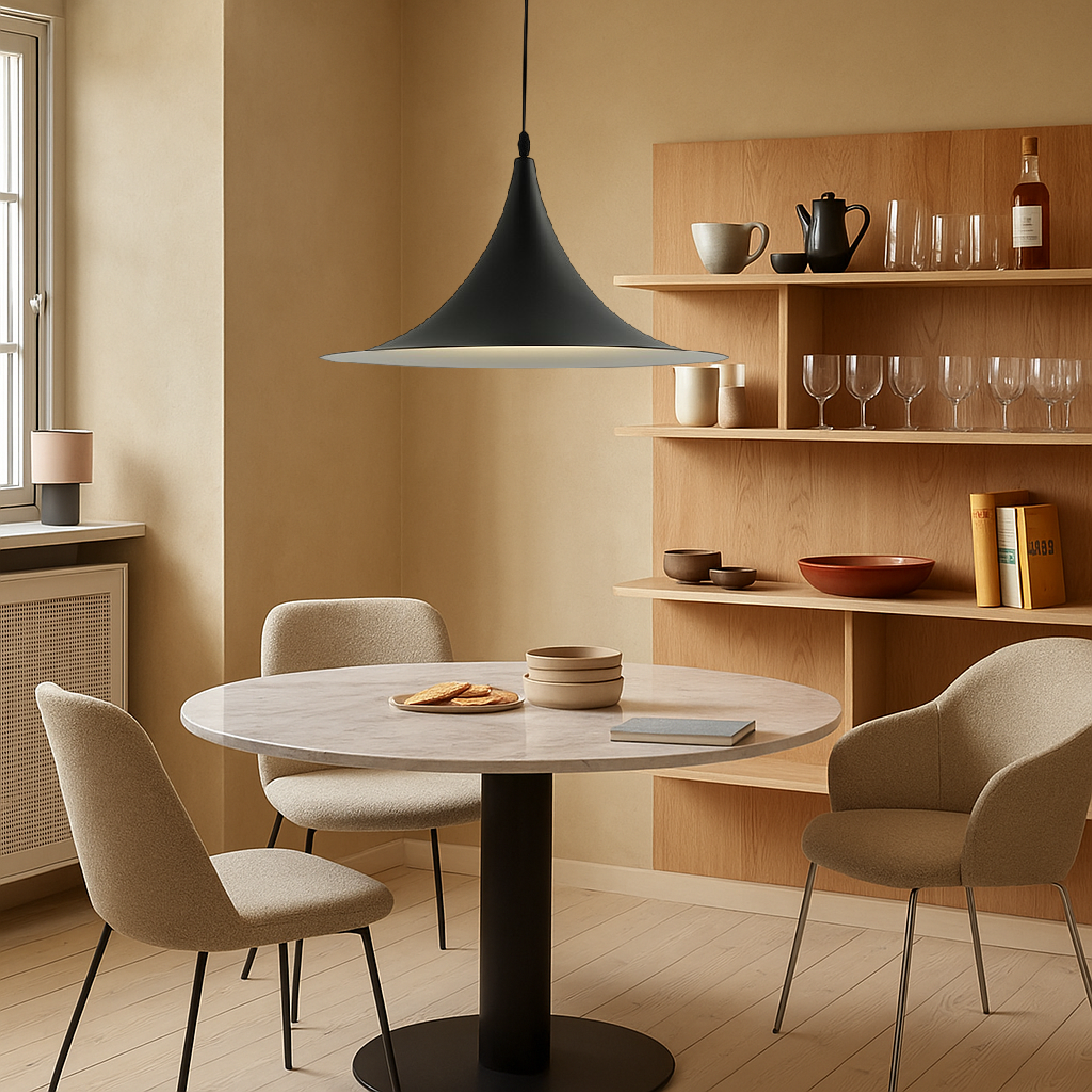 Luce a sospensione nordica Saucer