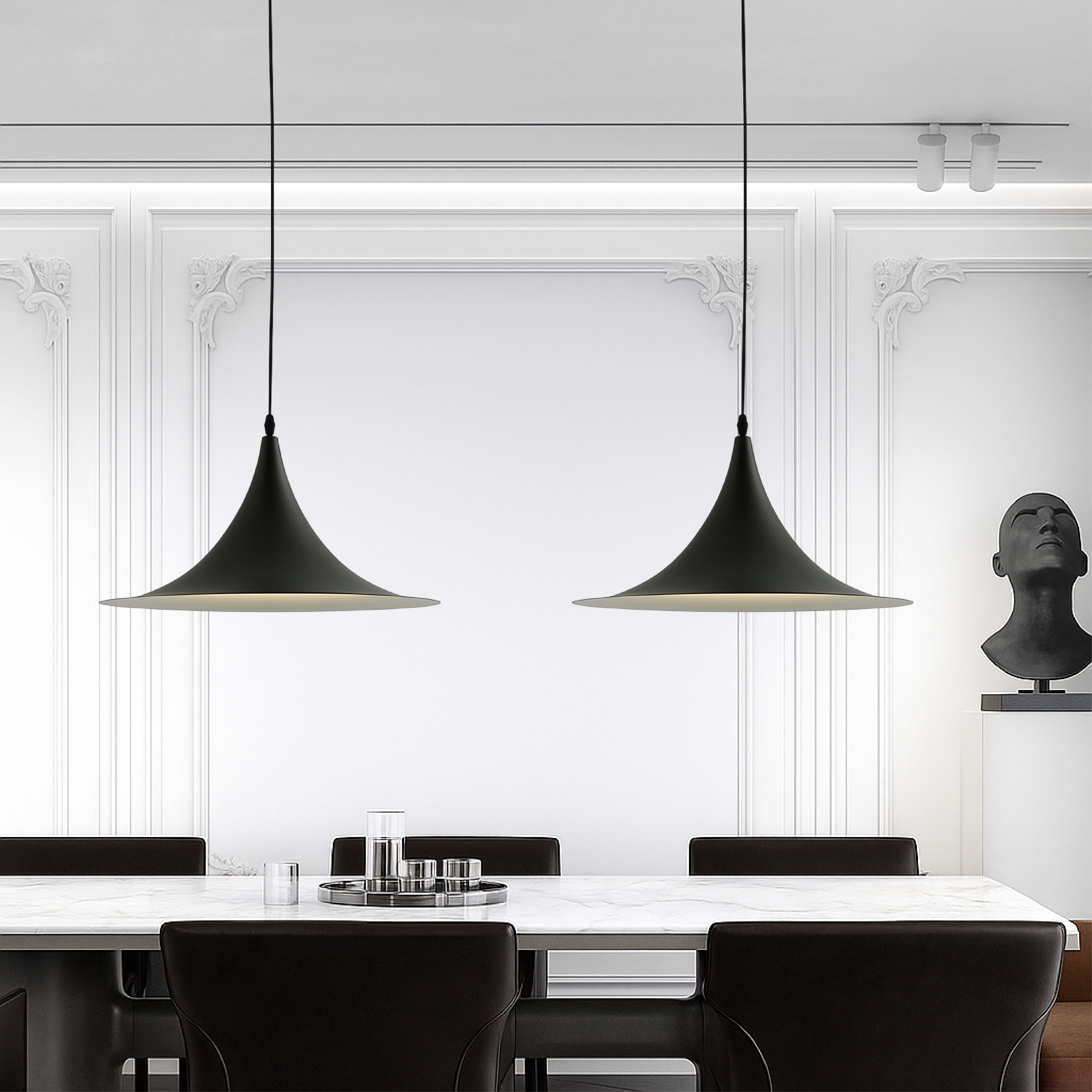 Luce a sospensione nordica Saucer