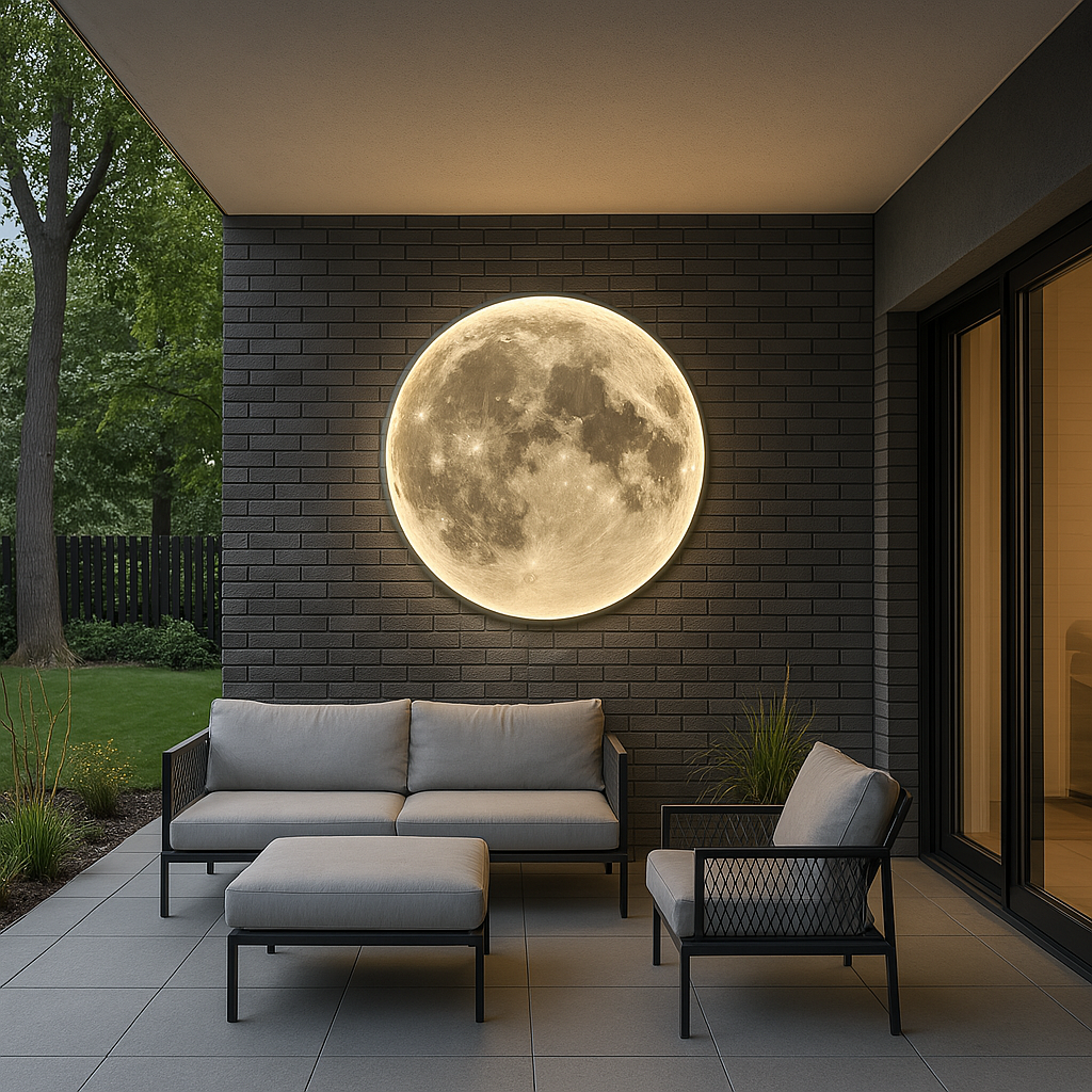 Lampada da parete Moon