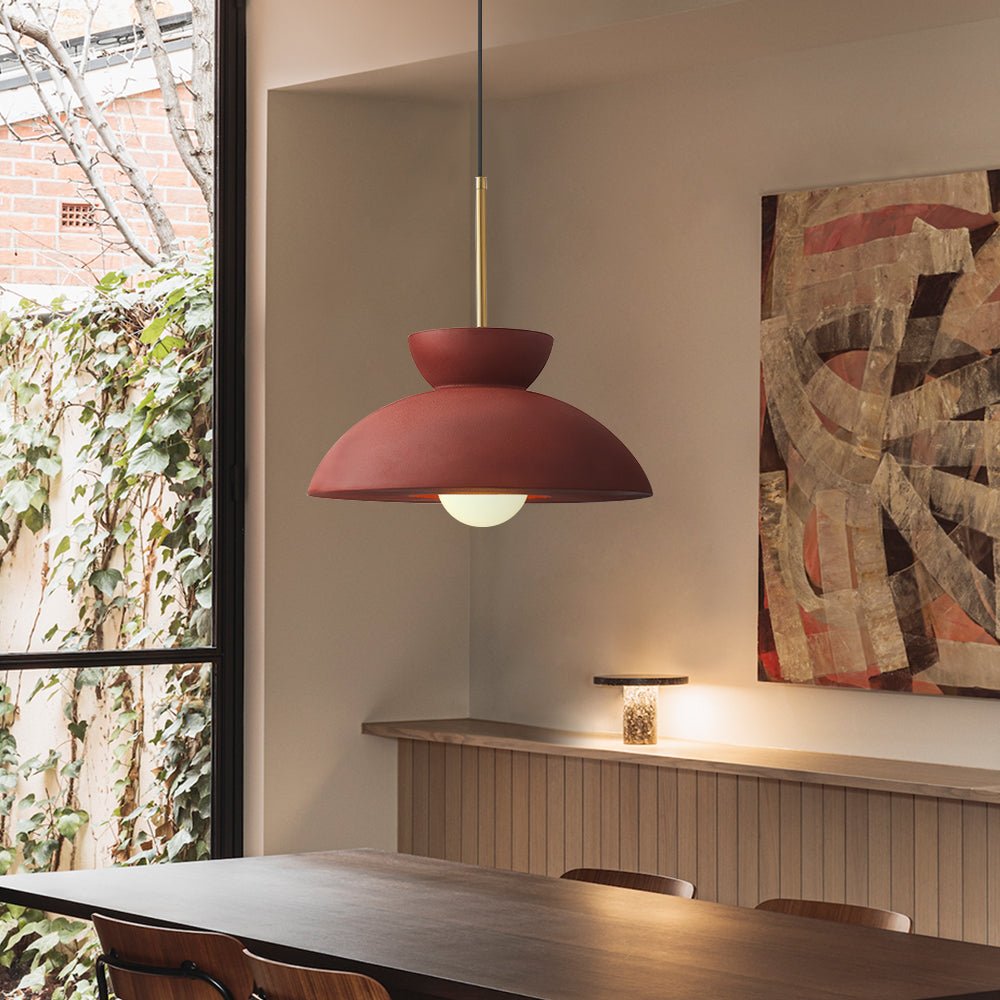 Lampada a sospensione in stile Wabi Sabi