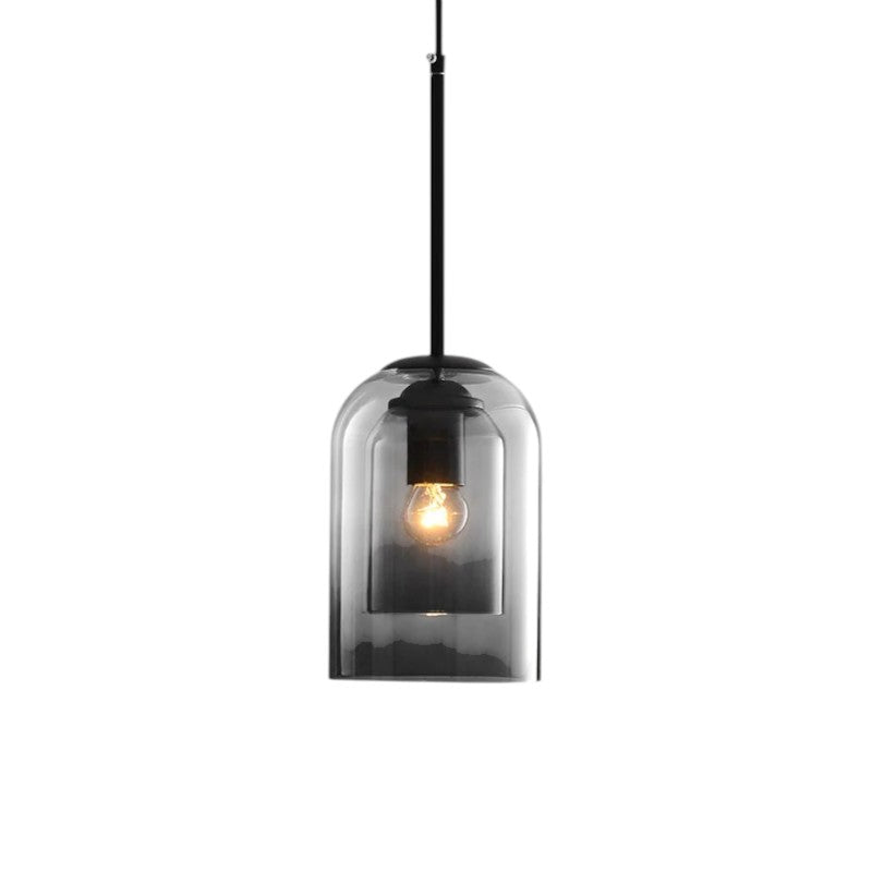 Lampada a sospensione in vetro di Jani