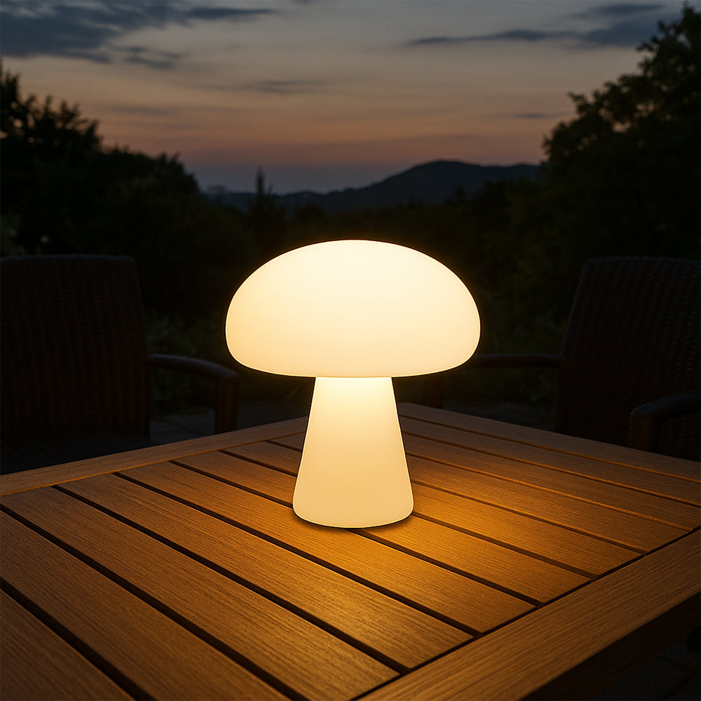 Lampada da tavolo per esterni/interni a fungo