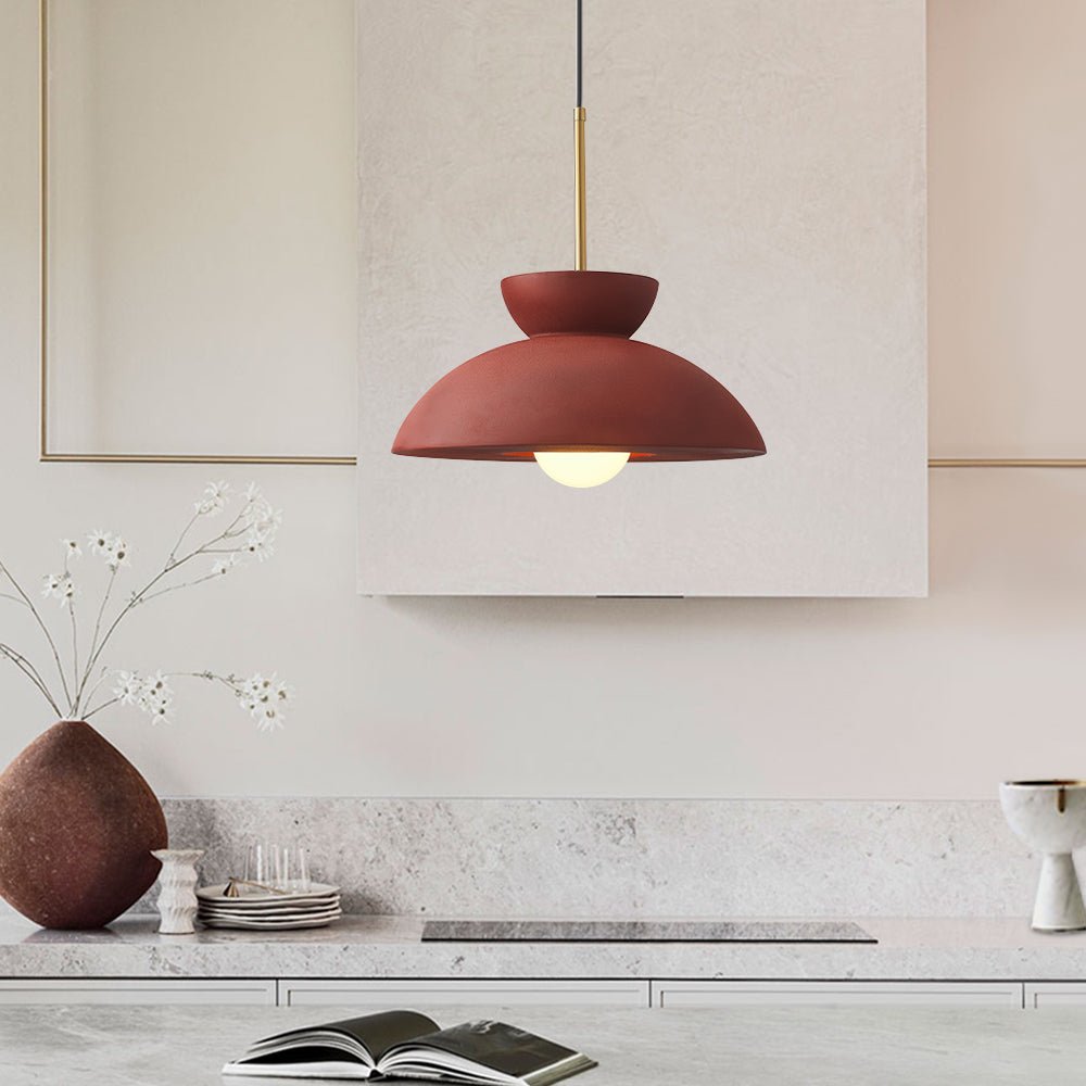 Lampada a sospensione in stile Wabi Sabi