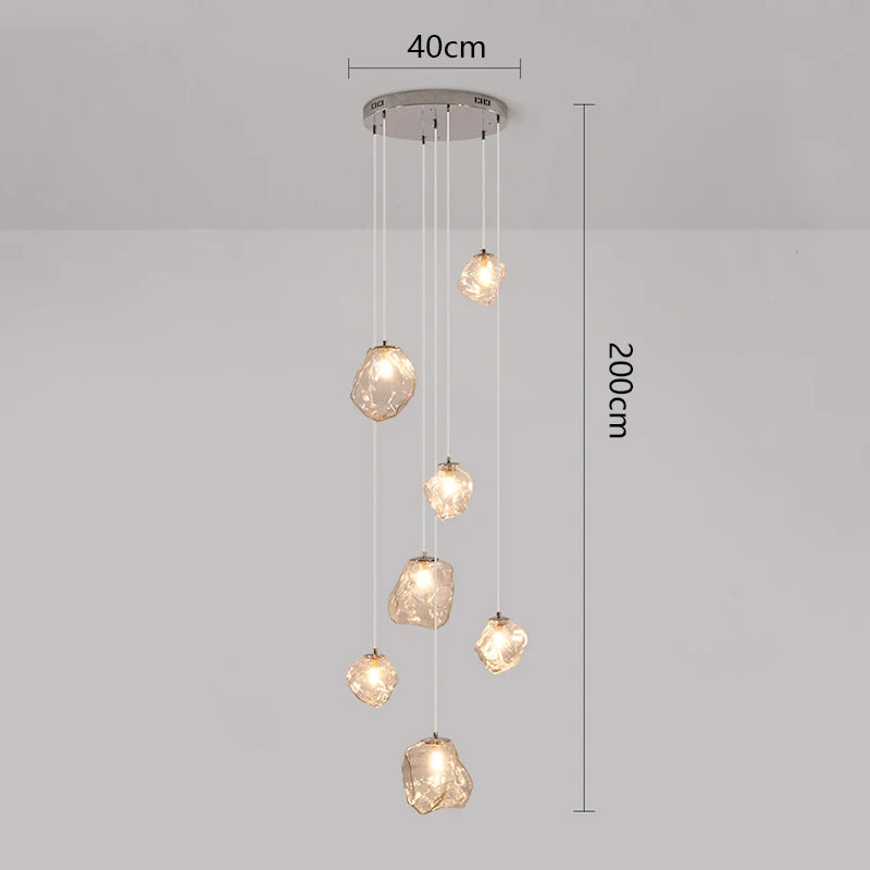 Lampadario per scale Nordic Villa
