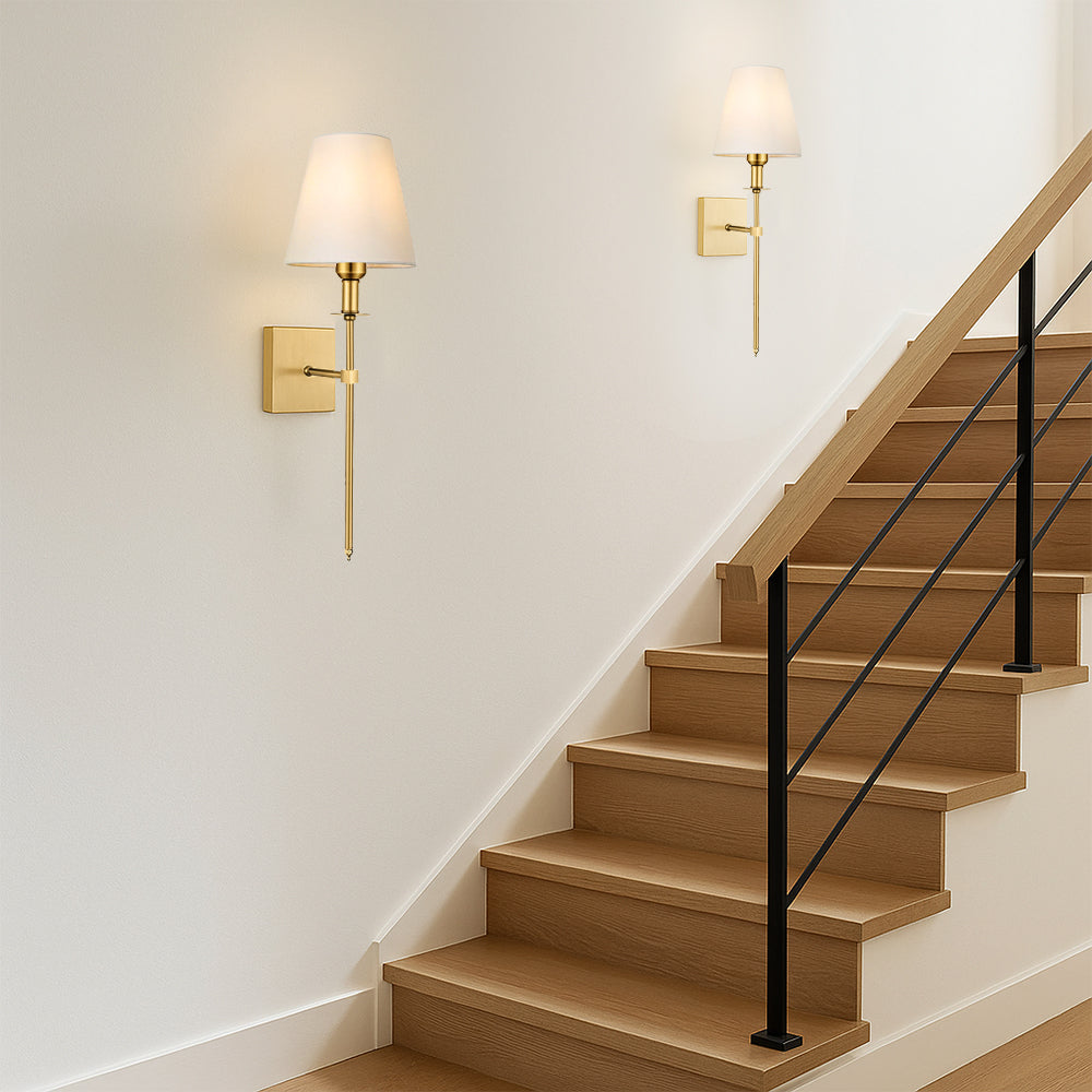 (Confezione da 2) Lampada da parete cablata